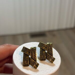 Chanel Gold bronze Earrings
